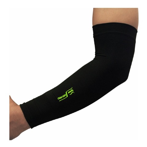 1 - Tynor UV Protection Arm Sleeve,  Black with Green  Universal 