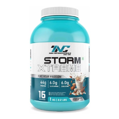 1 - Tara Nutraceuticals Storm Xtreme,  2.2 lb  Kesar Badam 