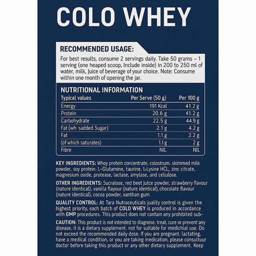 4 - Tara Nutraceuticals Colo Whey,  6.6 lb  Chocolate 