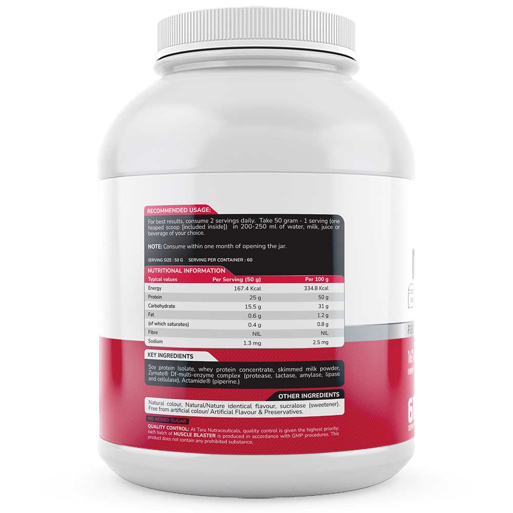 2 - Tara Nutraceuticals Muscle Blaster,  6.6 lb  Badam Kesar 