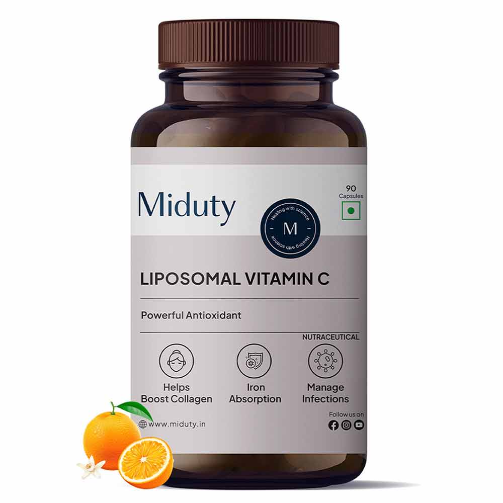 1 - Miduty Liposomal Vitamin C,  90 capsules  Unflavoured 