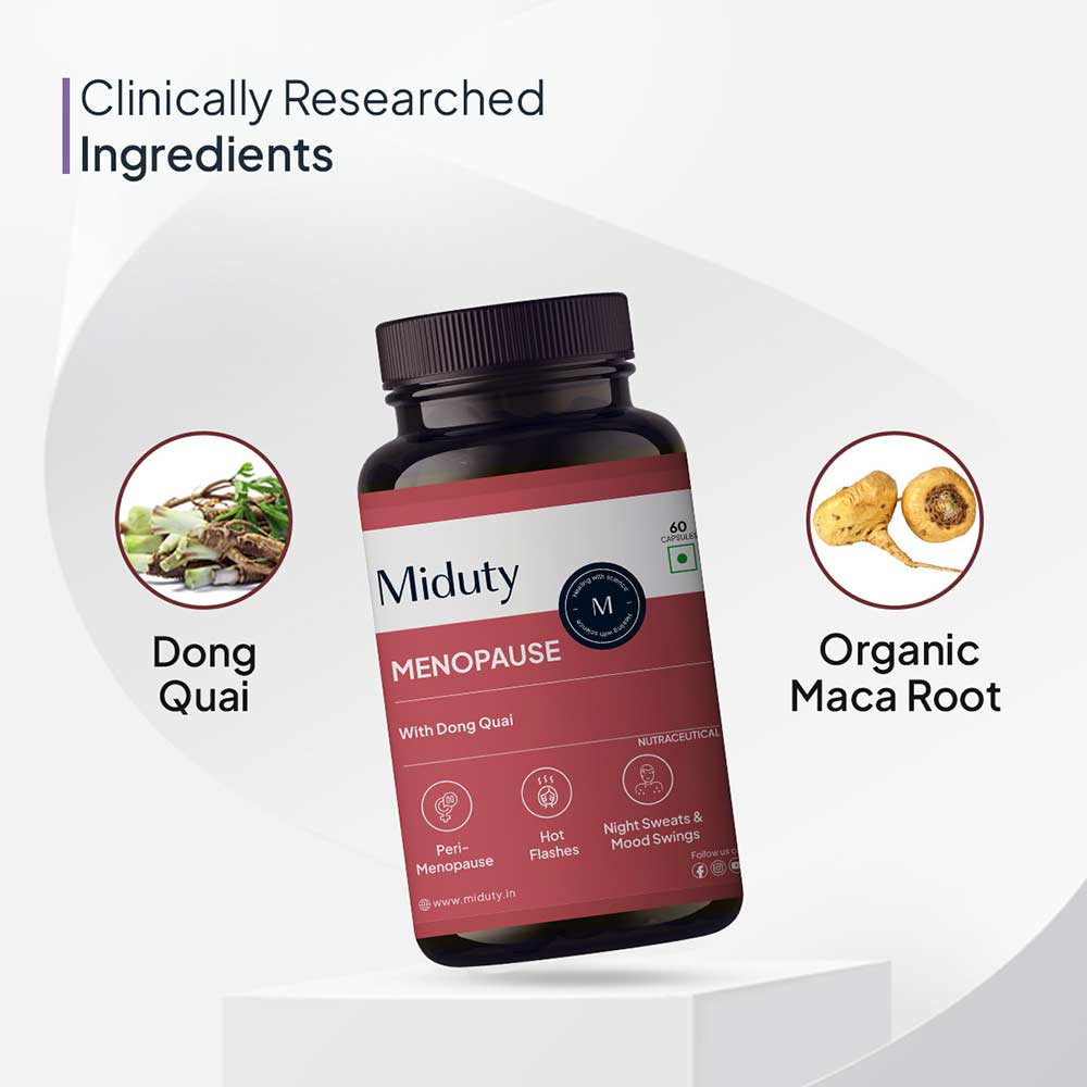 6 - Miduty Menopause,  60 capsules  Unflavoured 