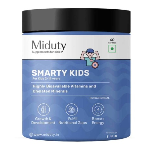 2 - Miduty Smarty Kids,  60 gummies  Unflavoured 