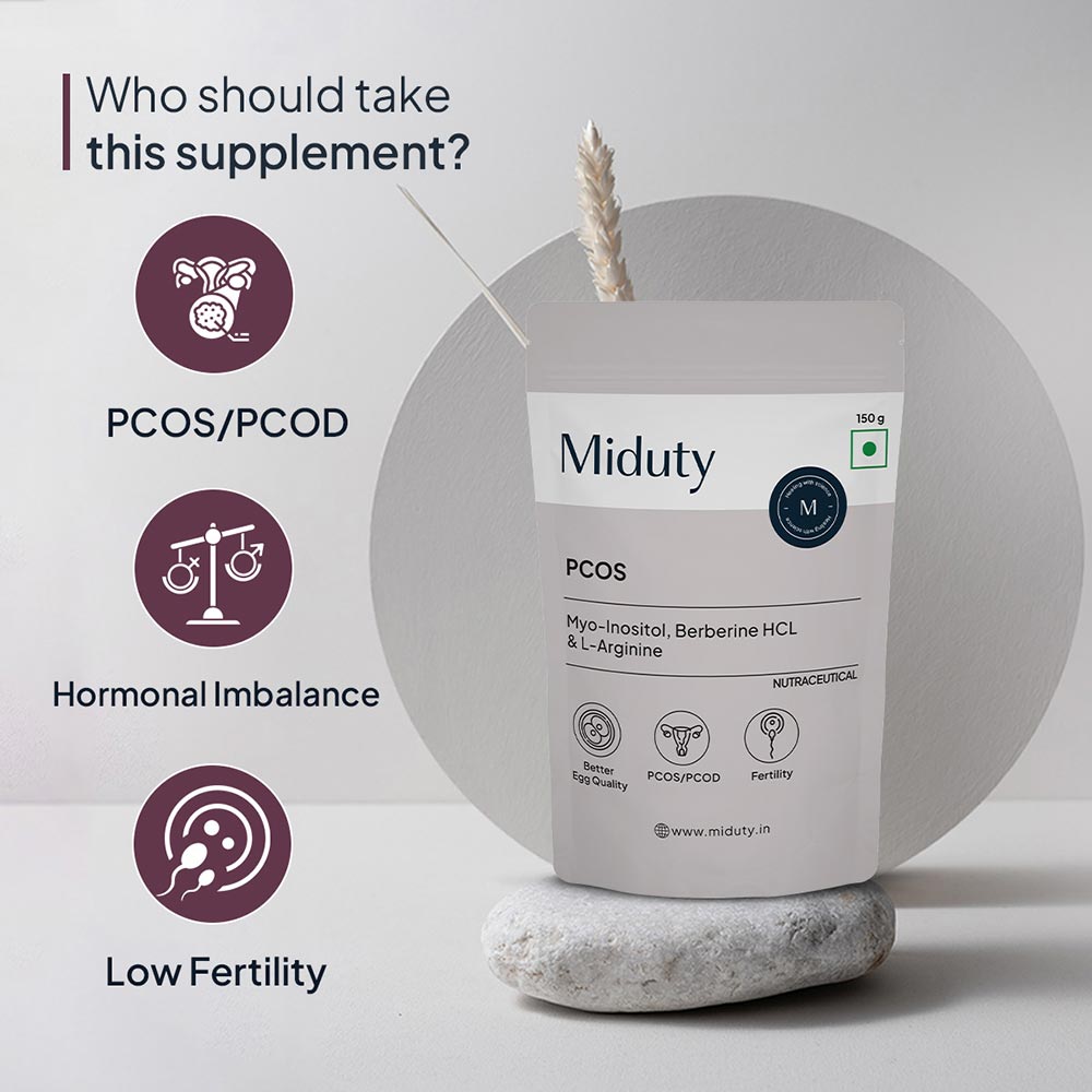 3 - Miduty PCOS,  150 g  Unflavoured 