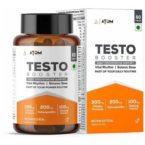 1 - AS-IT-IS Nutrition ATOM Testo Booster,  60 tablet(s)  Unflavoured 