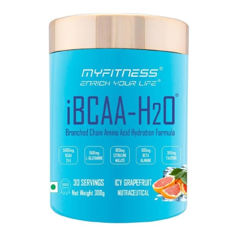 1 - Myfitness iBCAA-H2O,  0.66 lb  30 Servings  Icy Grapefruit 
