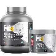 MuscleBlaze Biozyme Performance Whey 2kg Rich Chocolate & Creatine Monohydrate CreAMP 100g Combo