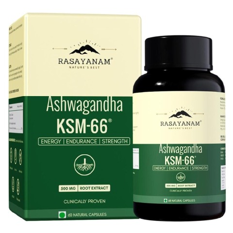 1 - Rasayanam Ashwagandha KSM-66,  60 capsules 