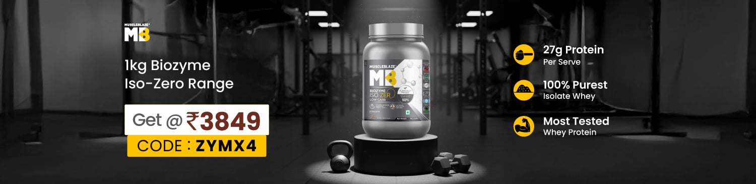 Biozyme 1kg ISO-Zero Range | Extra 4% Off | Max Discount 150 | Get @ 3849 | ZYMX4