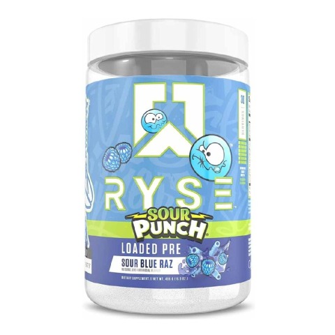 1 - Ryse Loaded Pre,  0.95 lb  Sour Punch Blue Raz 