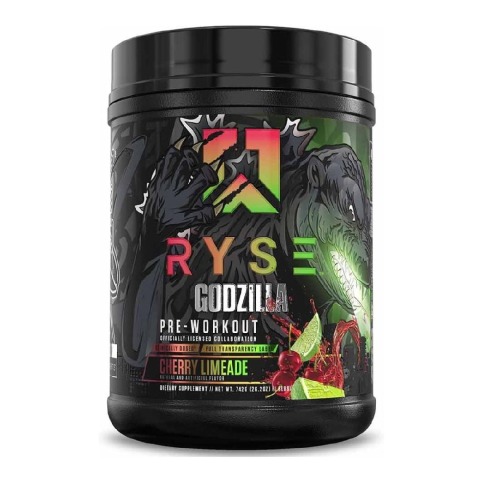 1 - Ryse Godzilla Pre Workout, 1.63 lb Cherry Limeade