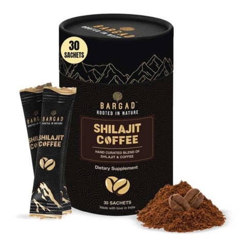 1 - Bargad Shilajit Coffee,  30 sachets/pack 