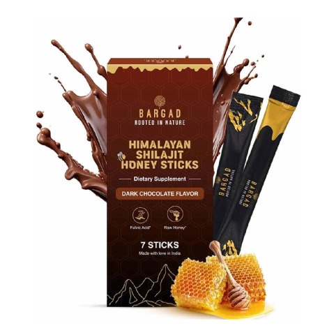 1 - Bargad Himalayan Shilajit Honey Sticks Dark Chocolate Flavour,  7 Stick(s) 