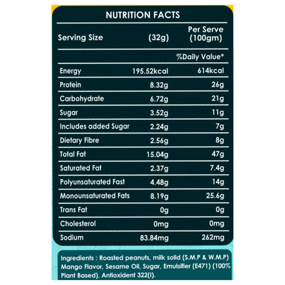 3 - Ketones Peanut Butter,  500 g  Mango Chia Crunch 