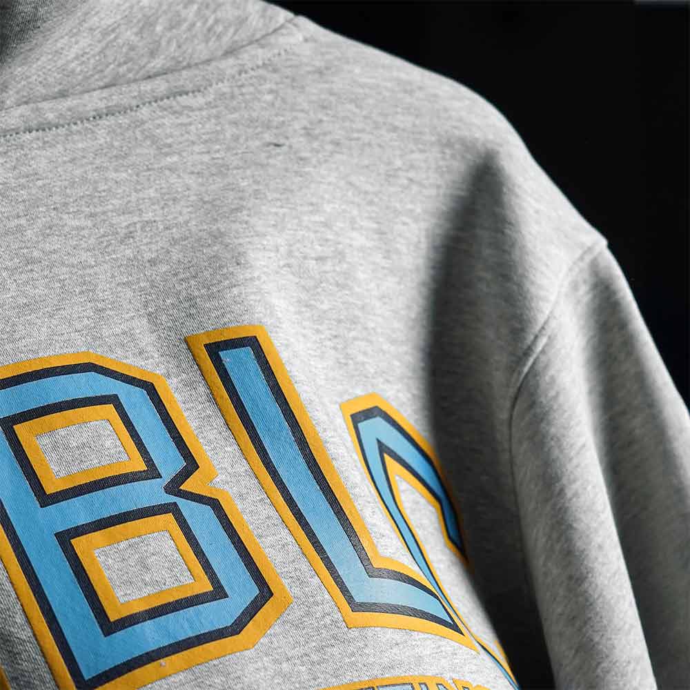 3 - MuscleBlaze Lifting Club Hoodie,  X-Large  Grey Melange