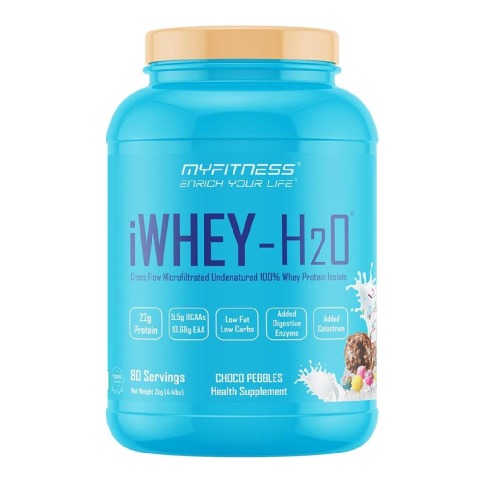1 - Myfitness iWHEY- H2O,  4.4 lb  Choco Pebbles 