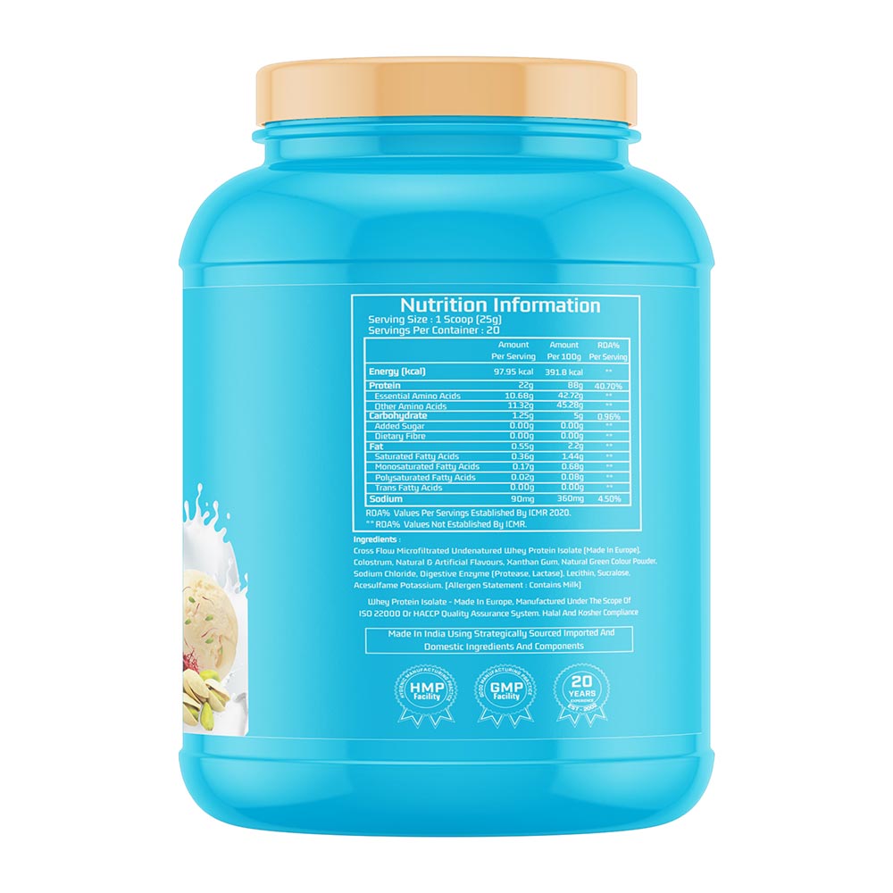 3 - Myfitness iWHEY- H2O,  1.1 lb  Kesar Pista Kulfi 