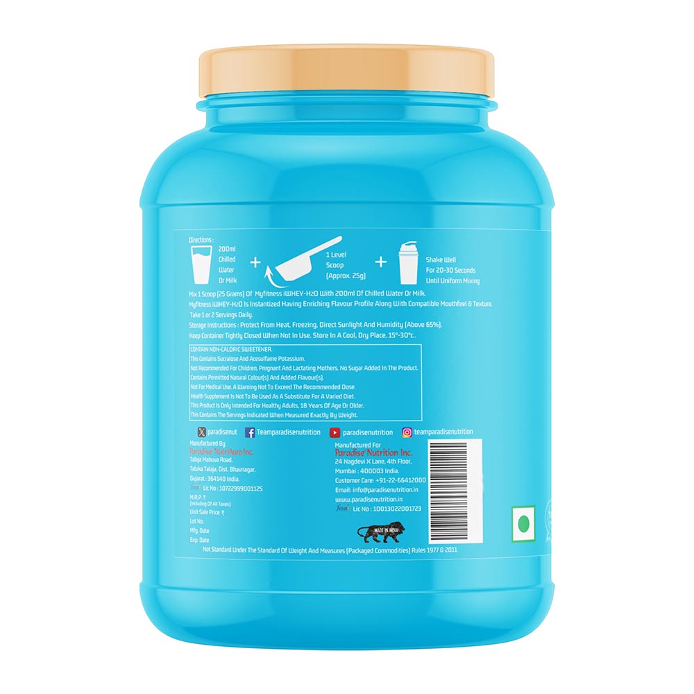 2 - Myfitness iWHEY- H2O,  1.1 lb  Strawberry Creme 