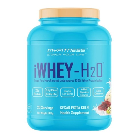 1 - Myfitness iWHEY- H2O,  1.1 lb  Kesar Pista Kulfi 