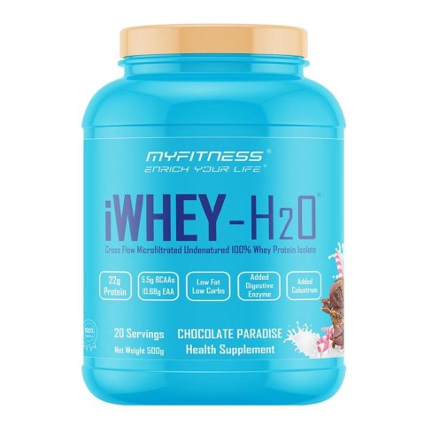 1 - Myfitness iWHEY- H2O,  1.1 lb  Chocolate Paradise 