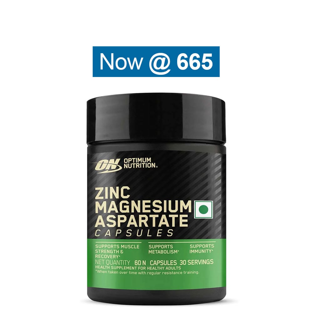 ON (Optimum Nutrition) Zinc Magnesium Aspartate (ZMA),  60 capsules 