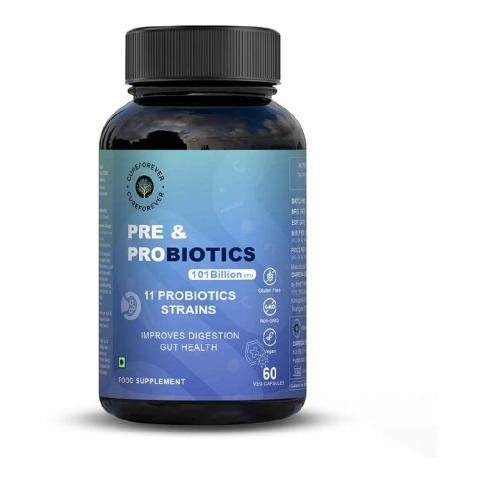 1 - CUREFOREVER Pre & Probiotics 101 Billion CFU,  60 veggie capsule(s)  Unflavoured 