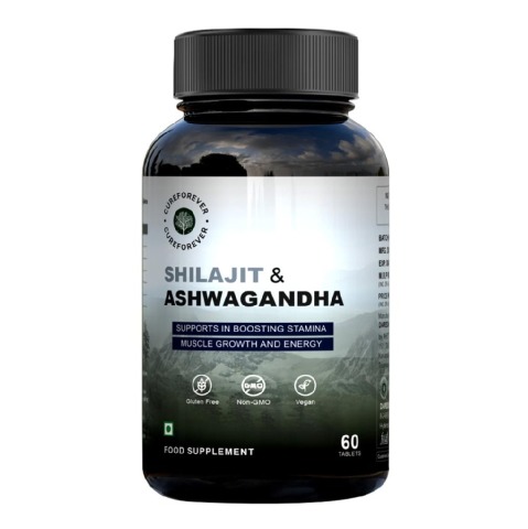 1 - CUREFOREVER Shilajit & Ashwagandha,  60 tablet(s) 