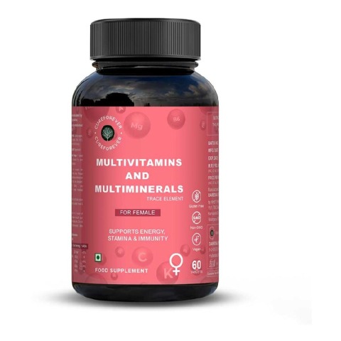 2 - CUREFOREVER Multivitamins and Multiminerals for Women,  60 tablet(s)  Unflavoured 
