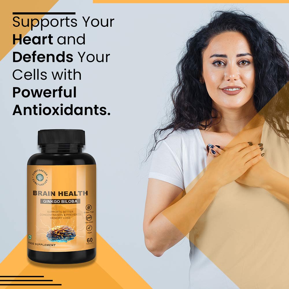 5 - CUREFOREVER Ginkgo Biloba 240mg,  60 tablet(s) 