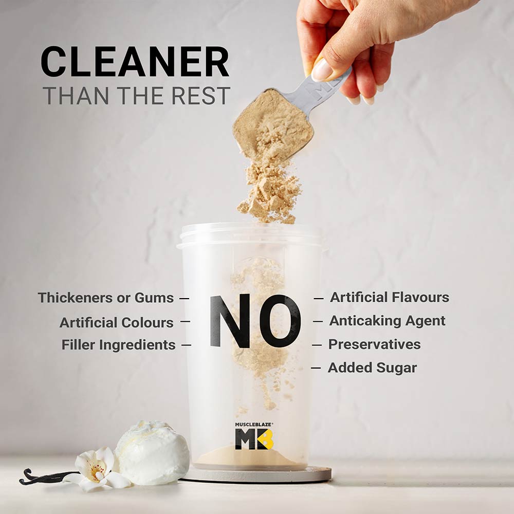 6 - MuscleBlaze Biozyme Performance Whey,  2.2 lb  French Vanilla Creme