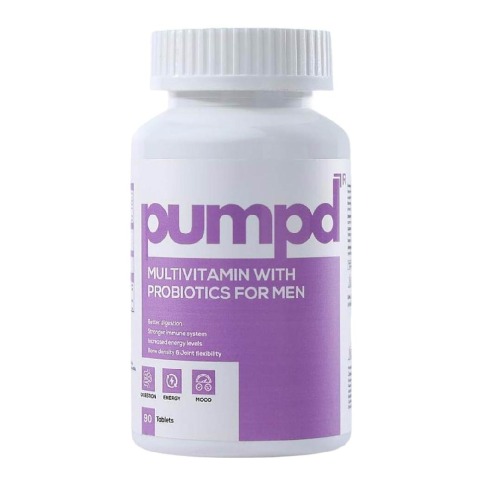 1 - Pumpd Multivitamin With Probiotic For Men,  90 tablet(s)  Unflavoured 