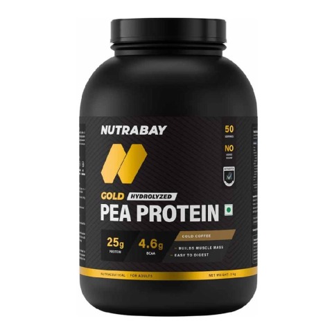 1 - Nutrabay Gold Pea Protein,  4.4 lb  Cold Coffee 