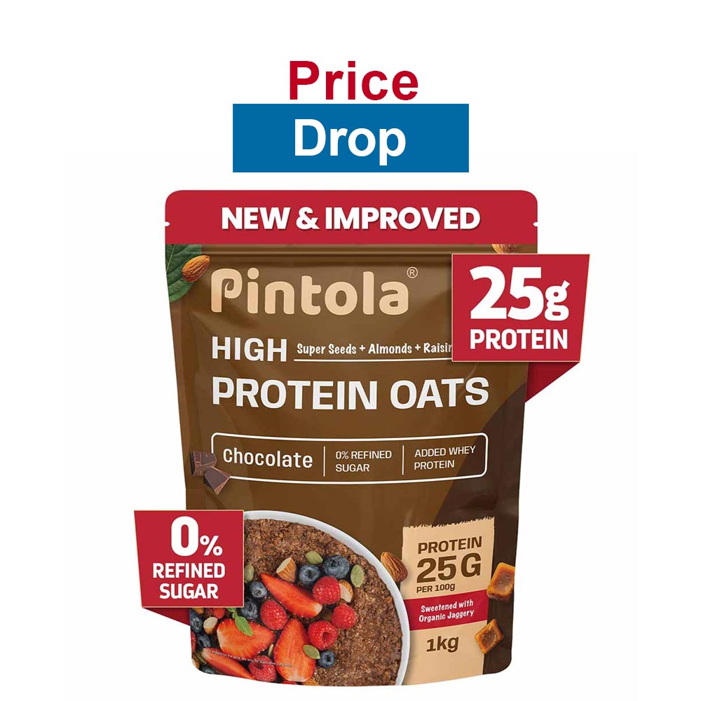 Pintola High Protein Oats,  1 kg  Dark Chocolate 