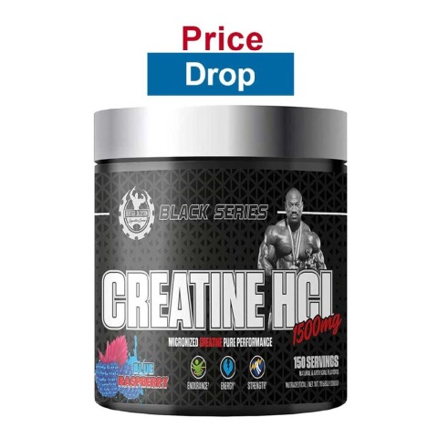Dexter Jackson Black Series Creatine HCL,  Blue Raspberry  0.66 lb 