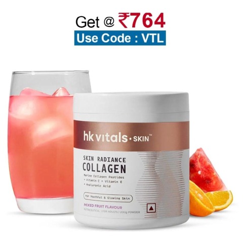 HealthKart HK Vitals Skin Radiance Collagen,  200 g  Mixed Fruit 