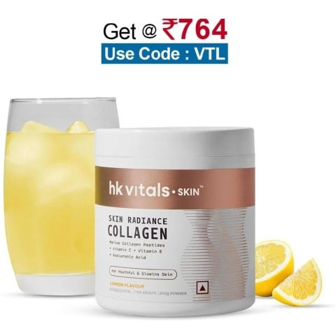 HealthKart HK Vitals Skin Radiance Collagen,  200 g  Lemon 