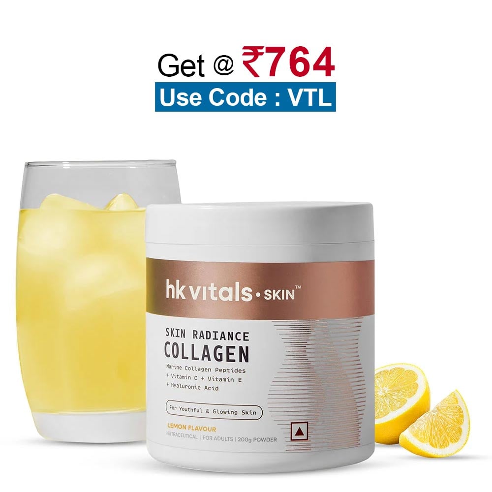 HealthKart HK Vitals Skin Radiance Collagen,  200 g  Lemon 