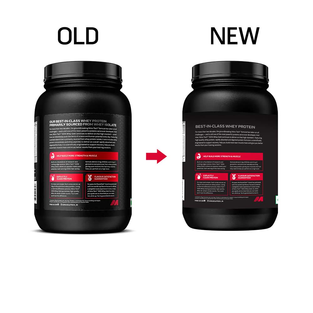 2 - MuscleTech Nitrotech 100% Whey Gold,  2 lb  French Vanilla Cream - India 