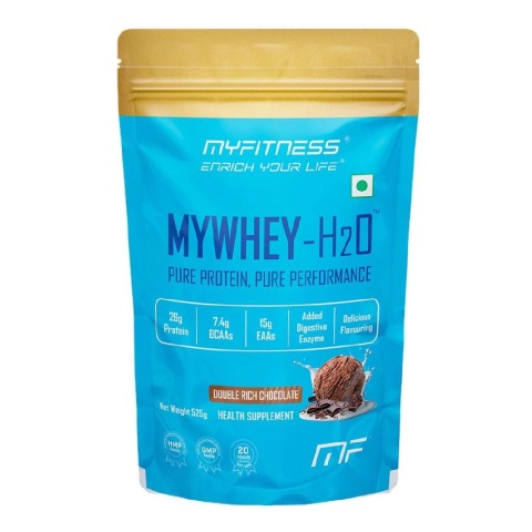 1 - Myfitness MYWHEY-H2O,  1.16 lb  Double Rich Chocolate 