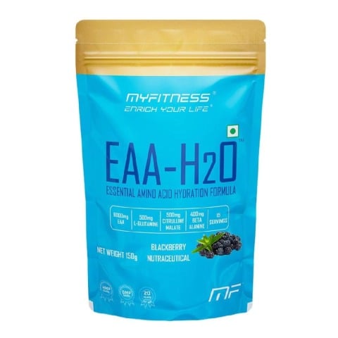 1 - Myfitness EAA-H2O,  Blackberry  0.33 lb  15 Servings 