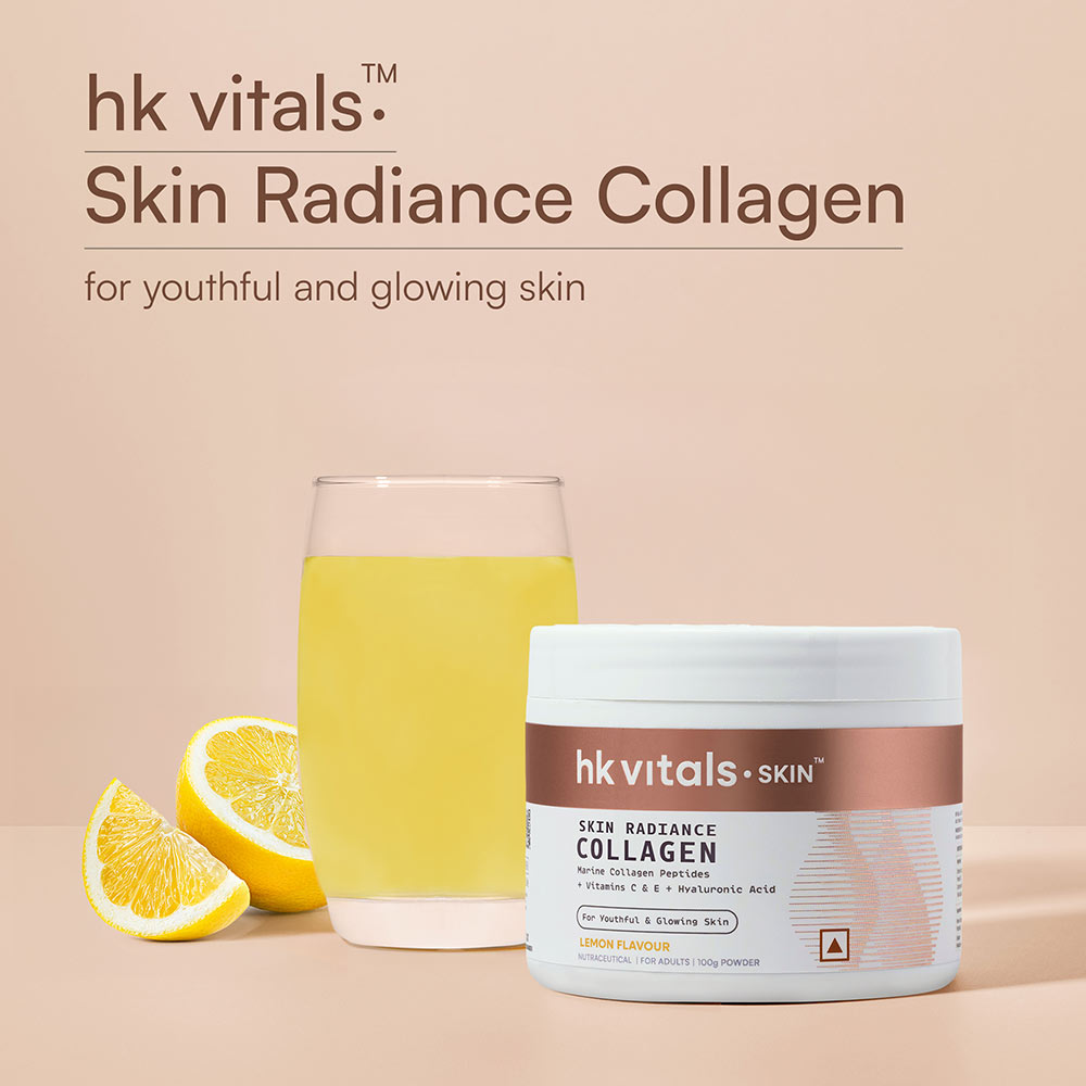1 - HealthKart HK Vitals Skin Radiance Collagen,  100 g  Lemon