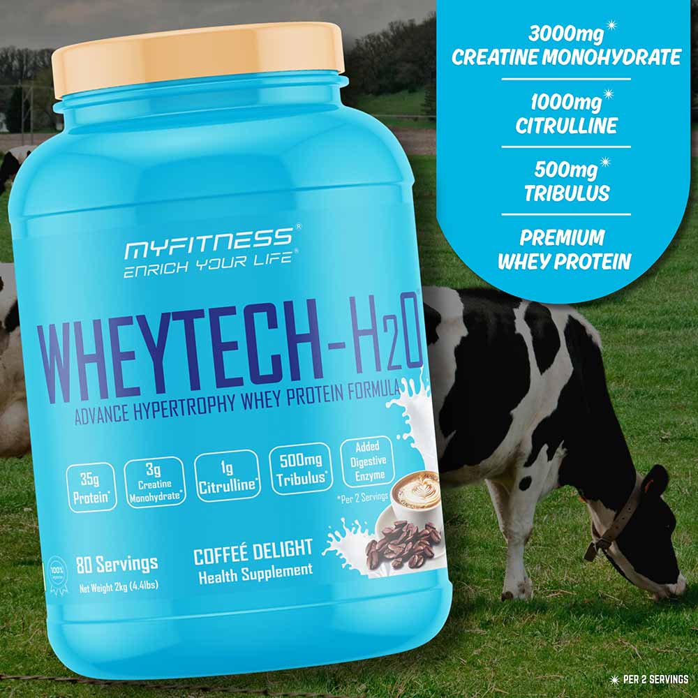 2 - Myfitness Wheytech-H2O,  4.4 lb  Vanilla Delight 