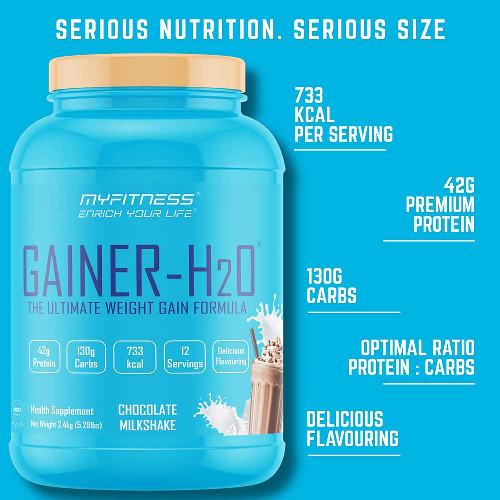 4 - Myfitness Gainer-H2O,  5.29 lb  Coffee Milkshake 