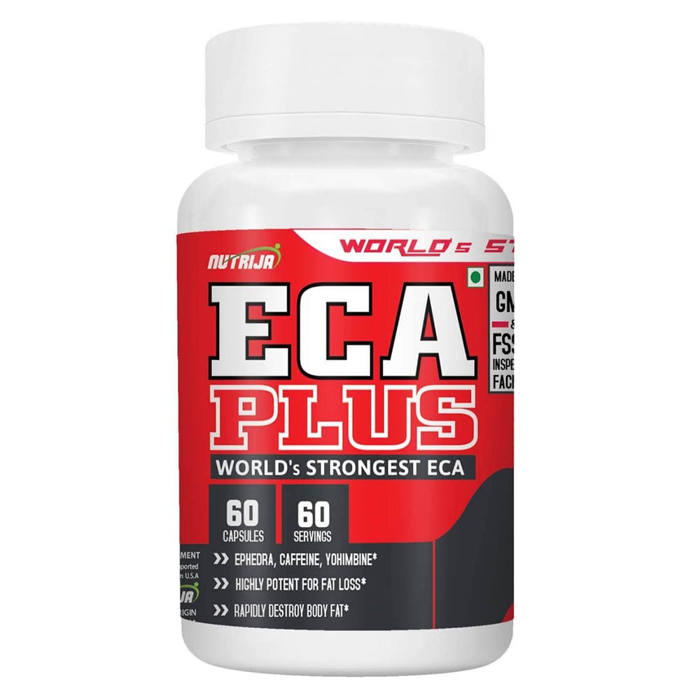 1 - NutriJa ECA Plus,  60 capsules  Unflavoured 