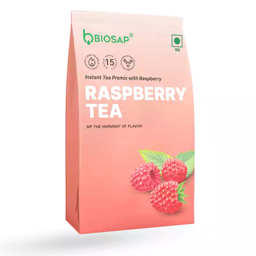 BIOSAP Rasberry Tea, Natural 15 sachets/pack