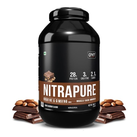 1 - QNT Nitrapure Whey Protein,  4.4 lb  Choco Badam 