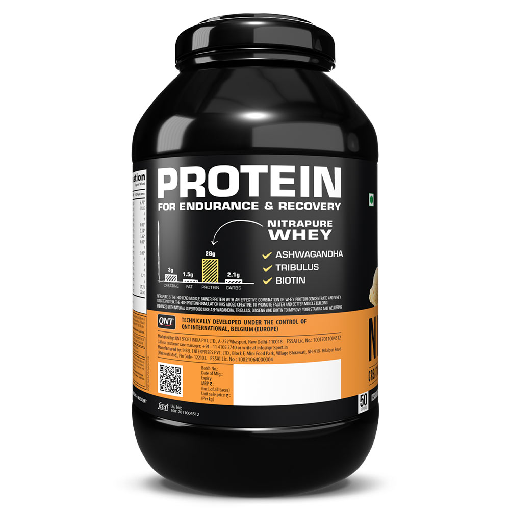 2 - QNT Nitrapure Whey Protein,  4.4 lb  Kesar Malai Kulfi 