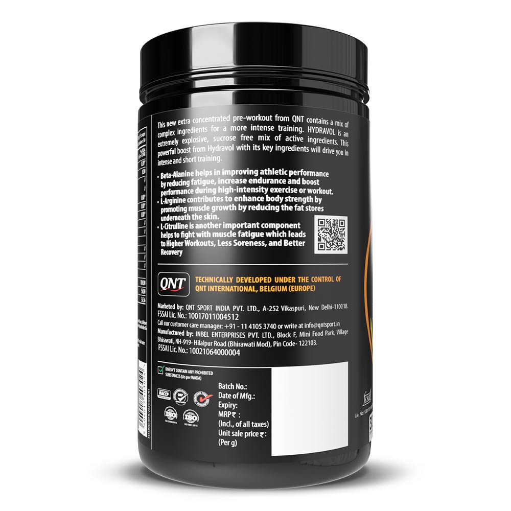 2 - QNT Hydra Vol Pre Workout Formula,  0.88 lb  Citron 