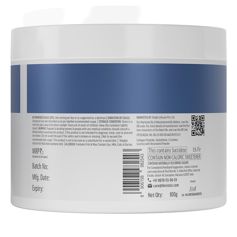 10 - HK Vitals Collagen for Men,  Marine Collagen  100 g  Watermelon