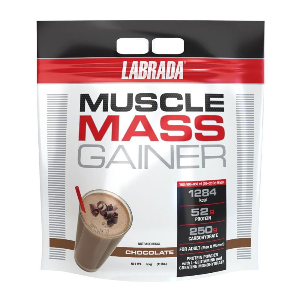 1 - Labrada Muscle Mass Gainer,  11 lb  Chocolate 